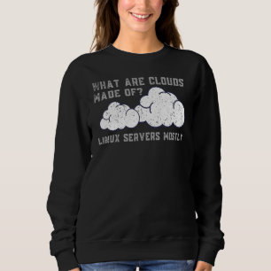 Vintage Vad moln är gjorda av Linux-servrar Com T Shirt