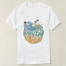 Vintage Vågar och solsken T Shirt