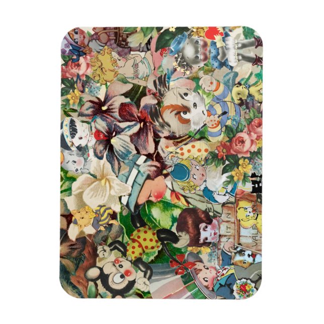 Vintage Valenties-samling Magnet (Vertikal)