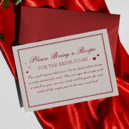 Vintage valentin Bröllopsfest för brudar receptför Tilläggskort