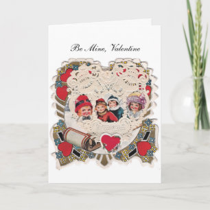 Vintage Valentine Bild Helgkort
