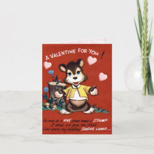 Vintage Valentine Card-för barn! Helgkort