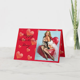 Vintage Valentine Card Helgkort