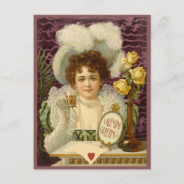 Vintage Valentine CC0348 vykort