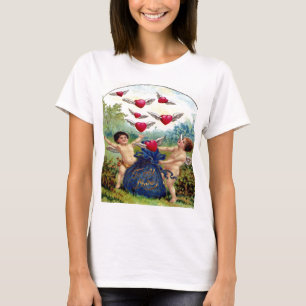 Vintage Valentine Cherubs Tee