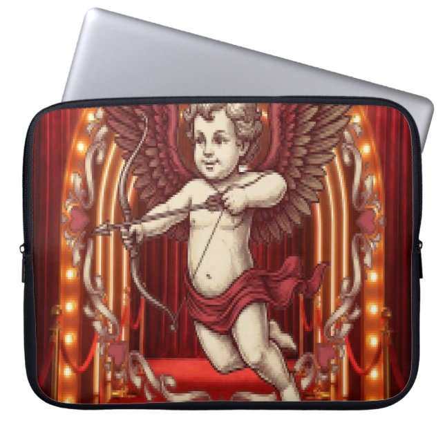 Vintage Valentine Day  Laptop Fodral (Framsidan)