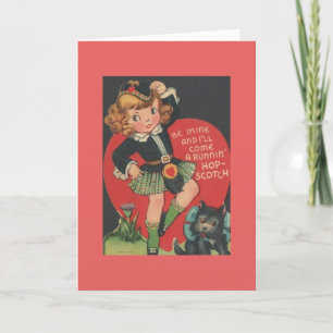 Vintage Valentine - en skotsk slass säger att det Helgkort