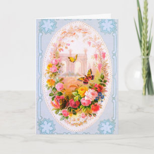 Vintage Valentine Greeting Card Helgkort