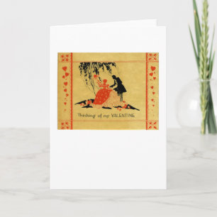 Vintage Valentine Helgkort