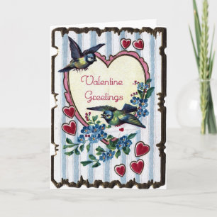 Vintage Valentine Helgkort