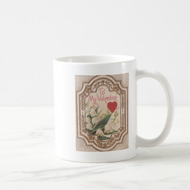 Vintage Valentine Kaffemugg (Höger)