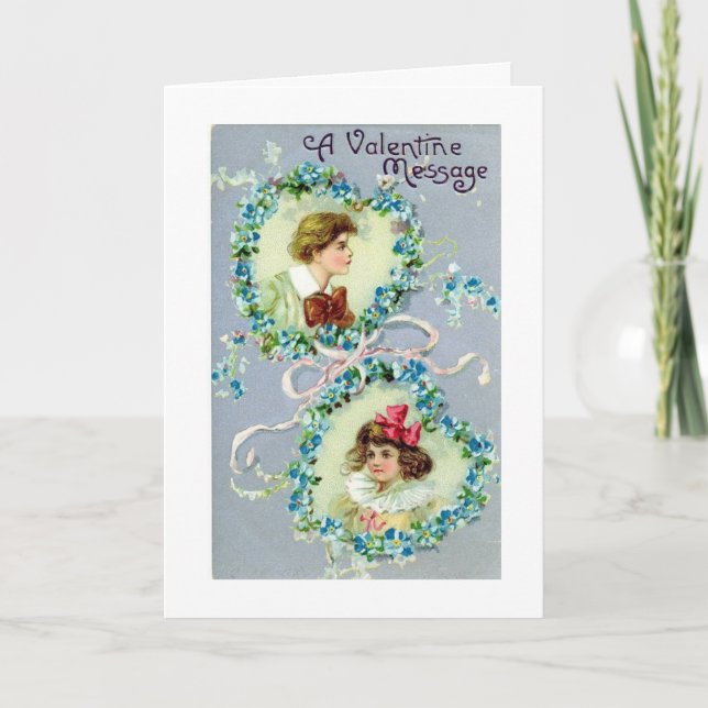 Vintage Valentine - Kära vän, Helgkort (Framsida)