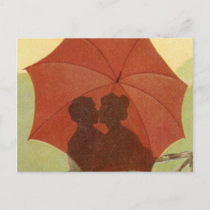 Vintage Valentine Kiss! Helg Vykort