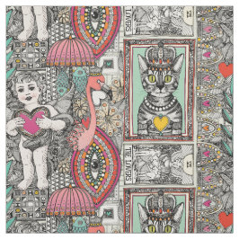 vintage valentine kitsch tyg