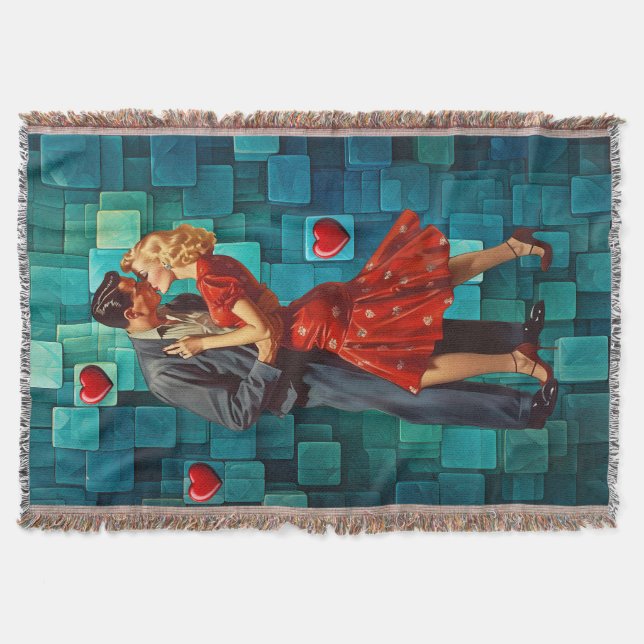 VINTAGE VALENTINE LIDENSKAP FILT (Framsidan)
