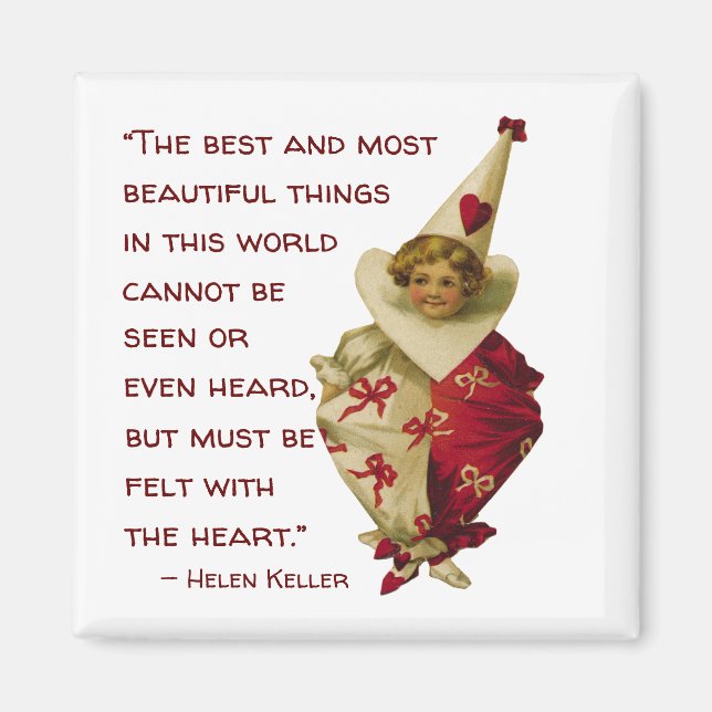 Vintage Valentine Magnet (Framsidan)