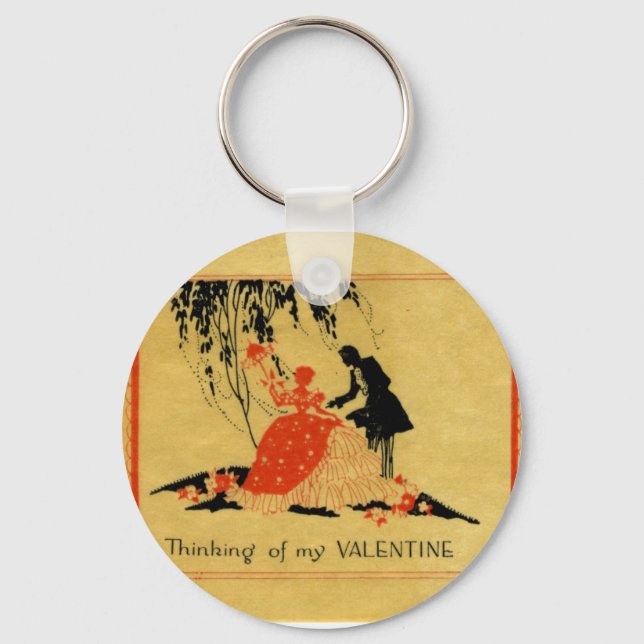 Vintage Valentine Nyckelring (Framsida)