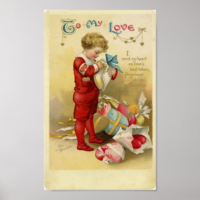 Vintage Valentine Poster (Framsidan)