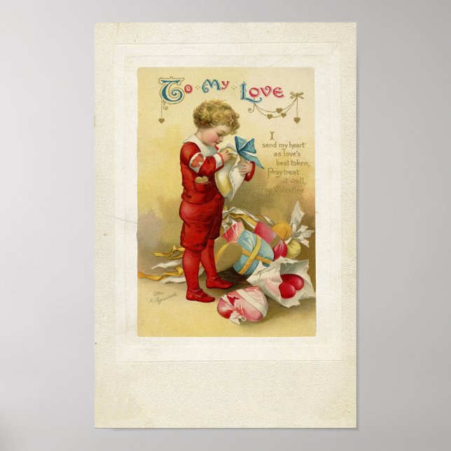 Vintage Valentine Poster (Framsidan)