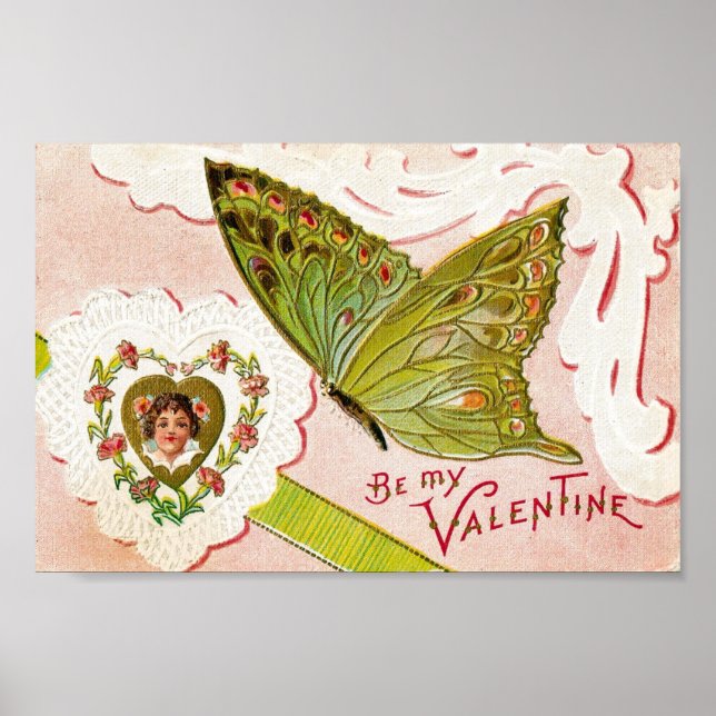 Vintage Valentine Poster (Framsidan)
