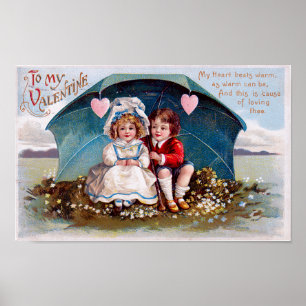 Vintage Valentine Poster