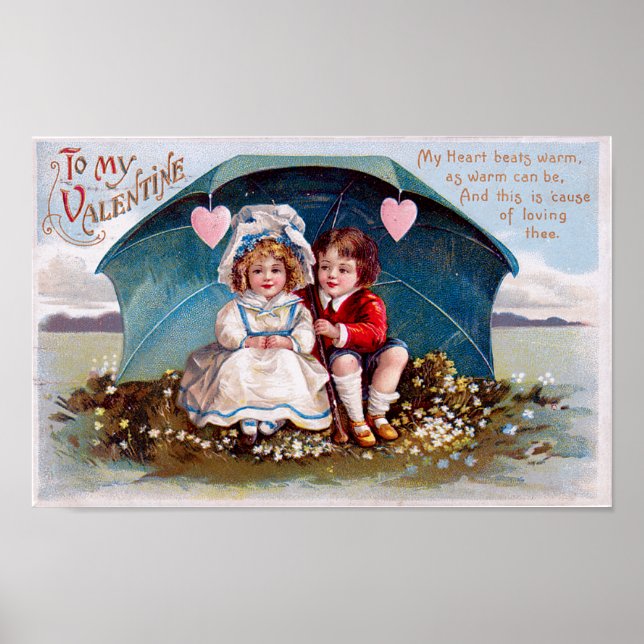 Vintage Valentine Poster (Framsidan)