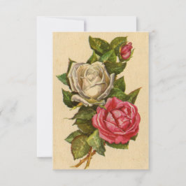 Vintage Valentine Ro Helgdag vykort