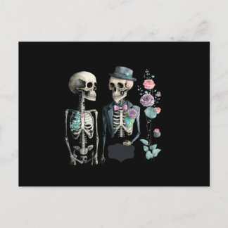 Vintage Valentine Skeleton par Vykort