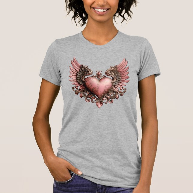 Vintage Valentine T Shirt (Framsida)