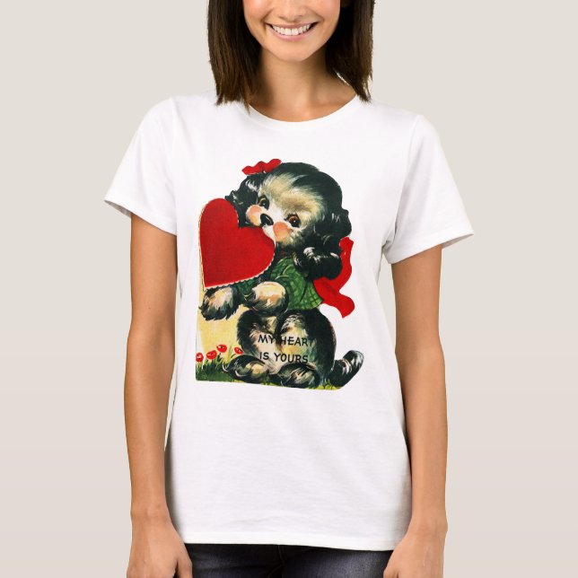 Vintage Valentine T-shirt (Framsida)