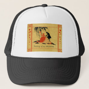 Vintage Valentine Truckerkeps