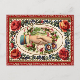 Vintage Valentine vycard Helg Vykort