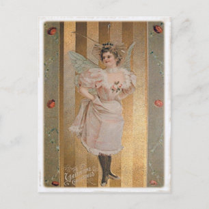 Vintage Valentine vycard Helg Vykort