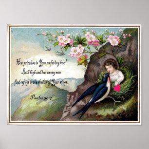 Vintage Valentine vycard Poster