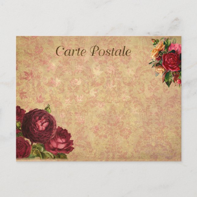 Vintage Valentine vycard Vykort (Framsida)