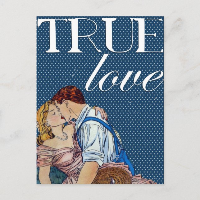 Vintage valentines day vykort (Framsida)