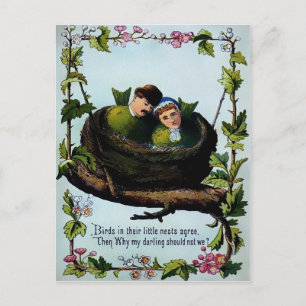 Vintage Valentines day Vykort