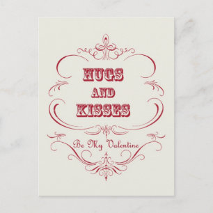 Vintage Valentines vykort