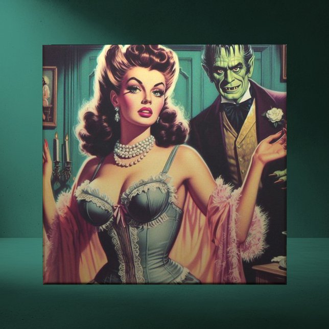 Vintage Vampire Girl Kakelplatta (Skapare uppladdad)