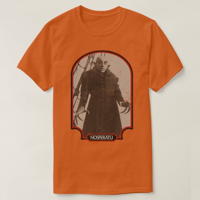 Vintage Vampire Horror 1922 T Shirt (Design framsida)