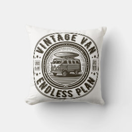 Vintage Van Endless Plan Kudde