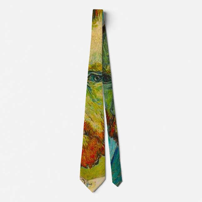 Vintage Van Gogh Aesthetic Art Satin Necktie Slips (Framsida)