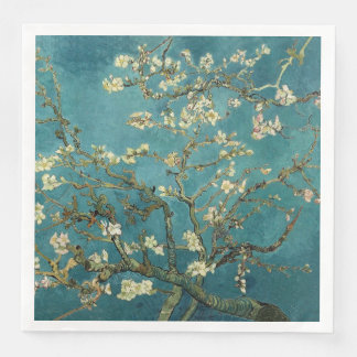 Vintage Van Gogh Almond Blommar Pappersservett