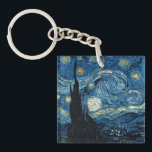 Vintage Van Gogh Keychains<br><div class="desc">Vintagekonstkeychains med härligt sceniskt landskap att måla Starry natt av Vincent Van Gogh i en retro design för klassiker som låter dig bära dina bilnycklar eller inhysa nycklar i stil och gör ett underbart party att favorisera eller den personliga gåvan. Designat för någon,  som gillar,  styr gammal tidklassikerkonst vid.</div>