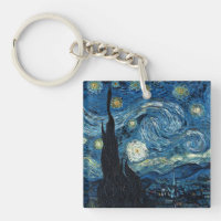 Vintage Van Gogh Keychains