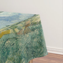 Vintage Van Gogh Plain på Auvers with Rain Clouds