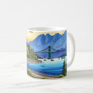 Vintage Vancouver Stanley Park Canada Travel Kaffemugg