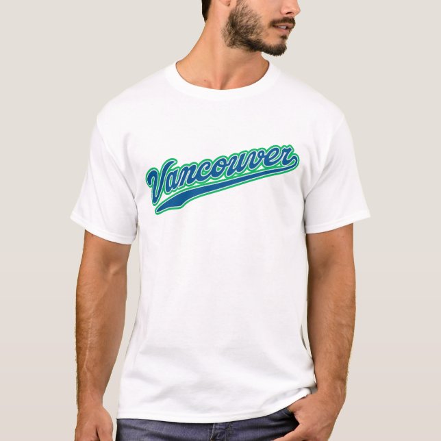 Vintage Vancouver T-Shirt - Retro City Stil (Framsida)