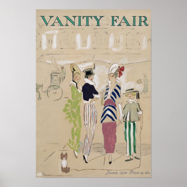 Vintage Vanity Fair Poster (Framsidan)