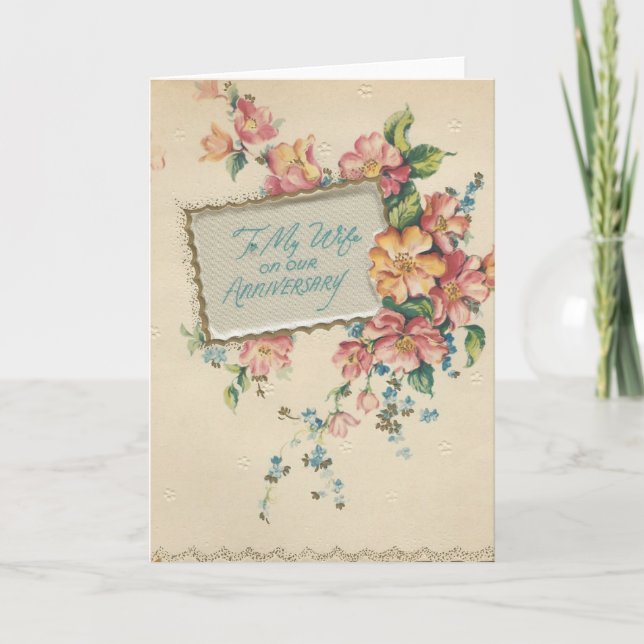 Vintage Vår årsdag "Mario"  2 Kort (Framsida)